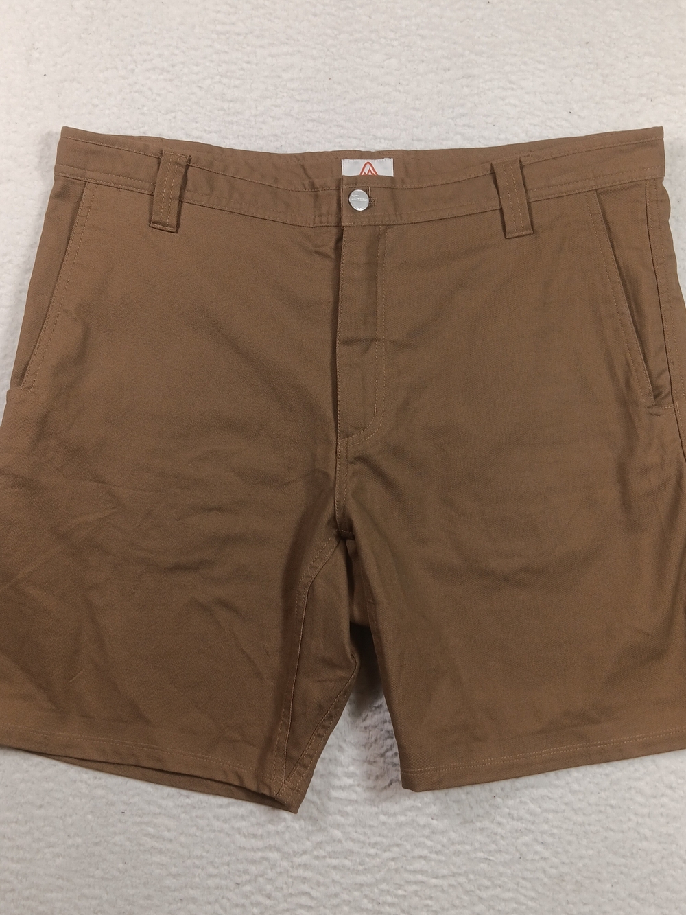 Livsn Shorts Mens 36 Brown Flex Canvas Cargo Hiking Outdoor Workwear Trekking